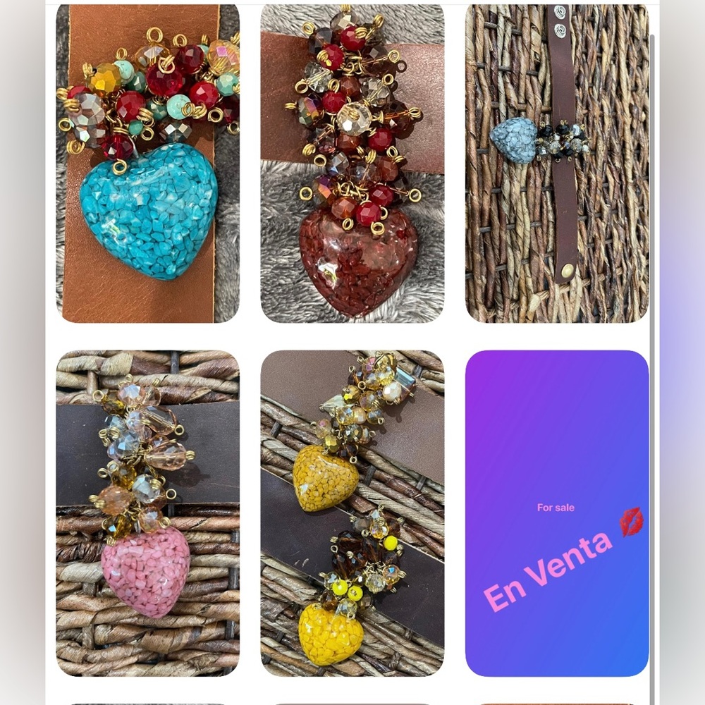 Heart Bracelet Let me know what color you want ..